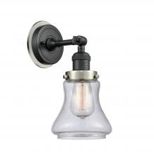  203BK-BPSN-HRSN-G194 - Bellmont - 1 Light - 7 inch - Matte Black - Sconce