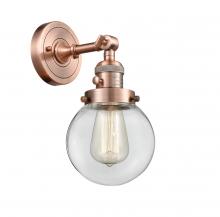  203SW-AC-G202-6 - Beacon - 1 Light - 6 inch - Antique Copper - Sconce