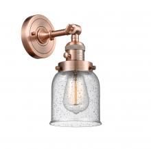  203SW-AC-G54-LED - Bell - 1 Light - 5 inch - Antique Copper - Sconce