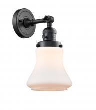  203SW-BK-G191 - Bellmont - 1 Light - 7 inch - Matte Black - Sconce