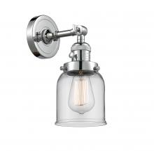  203SW-PC-G52-LED - Bell - 1 Light - 5 inch - Polished Chrome - Sconce