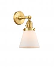  203SW-SG-G61 - Cone - 1 Light - 6 inch - Satin Gold - Sconce