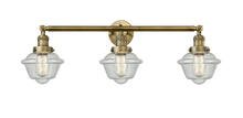  205-BB-G534 - Oxford - 3 Light - 34 inch - Brushed Brass - Bath Vanity Light