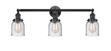  205-OB-G54 - Bell - 3 Light - 30 inch - Oil Rubbed Bronze - Bath Vanity Light