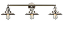  205-PN-M1 - Railroad - 3 Light - 32 inch - Polished Nickel - Bath Vanity Light