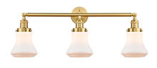  205-SG-G191 - Bellmont - 3 Light - 30 inch - Satin Gold - Bath Vanity Light