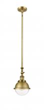  206-BB-HFS-62-BB - Hampden - 1 Light - 7 inch - Brushed Brass - Stem Hung - Mini Pendant