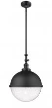  206-BK-HFS-124-BK - Hampden - 1 Light - 13 inch - Matte Black - Stem Hung - Pendant