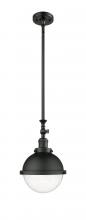  206-BK-HFS-84-BK - Hampden - 1 Light - 9 inch - Matte Black - Stem Hung - Mini Pendant