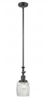  206-OB-G302 - Colton - 1 Light - 6 inch - Oil Rubbed Bronze - Stem Hung - Mini Pendant