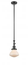  206-OB-G321 - Olean - 1 Light - 7 inch - Oil Rubbed Bronze - Stem Hung - Mini Pendant