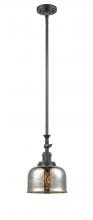  206-OB-G78 - Bell - 1 Light - 8 inch - Oil Rubbed Bronze - Stem Hung - Mini Pendant