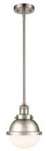  206-SN-HFS-62-SN - Hampden - 1 Light - 7 inch - Brushed Satin Nickel - Stem Hung - Mini Pendant