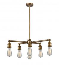  207NH-6CR-BB - Bare Bulb 6 Light Chandelier