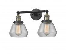  208-BAB-G172 - Fulton - 2 Light - 17 inch - Black Antique Brass - Bath Vanity Light