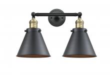  208-BAB-M13-BK - Appalachian - 2 Light - 18 inch - Black Antique Brass - Bath Vanity Light