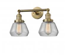  208-BB-G172 - Fulton - 2 Light - 17 inch - Brushed Brass - Bath Vanity Light