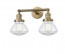  208-BB-G322 - Olean - 2 Light - 17 inch - Brushed Brass - Bath Vanity Light