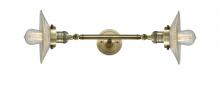  208L-AB-G2 - Halophane - 2 Light - 9 inch - Antique Brass - Bath Vanity Light