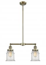  209-AB-G184 - Canton - 2 Light - 21 inch - Antique Brass - Stem Hung - Island Light