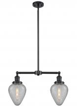  209-OB-G165 - Geneseo - 2 Light - 21 inch - Oil Rubbed Bronze - Stem Hung - Island Light