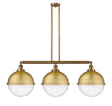  213-BB-HFS-124-BB - Hampden - 3 Light - 45 inch - Brushed Brass - Stem Hung - Island Light