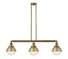  213-BB-HFS-64-BB - Hampden - 3 Light - 40 inch - Brushed Brass - Stem Hung - Island Light