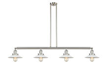  214-SN-G1 - Halophane - 4 Light - 53 inch - Brushed Satin Nickel - Stem Hung - Island Light