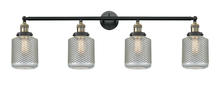  215-BAB-G262 - Stanton - 4 Light - 44 inch - Black Antique Brass - Bath Vanity Light