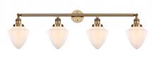  215-BB-G661-7 - Bullet - 4 Light - 46 inch - Brushed Brass - Bath Vanity Light