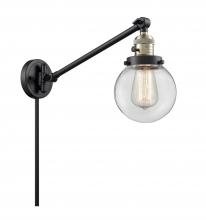  237-BAB-G202-6 - Beacon - 1 Light - 6 inch - Black Antique Brass - Swing Arm