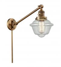  237-BB-G534 - Oxford - 1 Light - 8 inch - Brushed Brass - Swing Arm