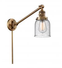  237-BB-G54 - Bell - 1 Light - 8 inch - Brushed Brass - Swing Arm