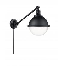  237-BK-HFS-82-BK - Hampden - 1 Light - 9 inch - Matte Black - Swing Arm