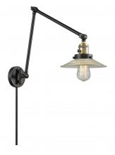  238-BAB-G2 - Halophane - 1 Light - 9 inch - Black Antique Brass - Swing Arm