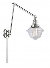  238-PC-G532 - Oxford - 1 Light - 8 inch - Polished Chrome - Swing Arm