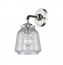  284-1W-BPN-G142 - Chatham - 1 Light - 7 inch - Black Polished Nickel - Sconce