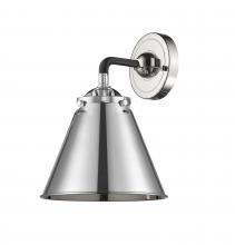  284-1W-BPN-M13-PN - Appalachian - 1 Light - 8 inch - Black Polished Nickel - Sconce