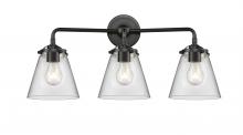  284-3W-OB-G62 - Cone - 3 Light - 24 inch - Oil Rubbed Bronze - Bath Vanity Light