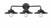  284-3W-OB-M5-OB-LED - Railroad - 3 Light - 26 inch - Oil Rubbed Bronze - Bath Vanity Light