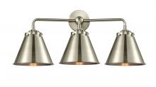  284-3W-SN-M13-SN - Appalachian - 3 Light - 26 inch - Brushed Satin Nickel - Bath Vanity Light