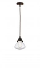  288-1S-OB-G322 - Olean - 1 Light - 7 inch - Oil Rubbed Bronze - Cord hung - Mini Pendant