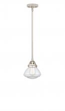  288-1S-PN-G322 - Olean - 1 Light - 7 inch - Polished Nickel - Cord hung - Mini Pendant