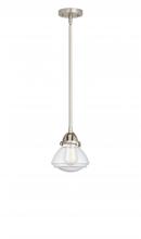  288-1S-SN-G324 - Olean - 1 Light - 7 inch - Brushed Satin Nickel - Cord hung - Mini Pendant