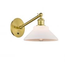  317-1W-SG-G131 - Orwell - 1 Light - 8 inch - Satin Gold - Sconce