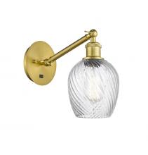  317-1W-SG-G292 - Salina - 1 Light - 6 inch - Satin Gold - Sconce