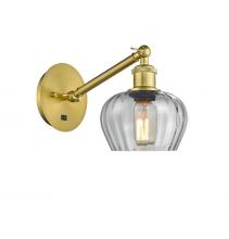  317-1W-SG-G92 - Fenton - 1 Light - 7 inch - Satin Gold - Sconce