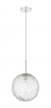  321-1P-PN-G320-12CL-PN - Barrington - 1 Light - 12 inch - Polished Nickel - Cord hung - Mini Pendant