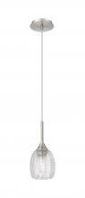 Innovations Lighting 323-1P-SN-G323-5CL - Berkshire - 1 Light - 6 inch - Brushed Satin Nickel - Cord Hung - Pendant