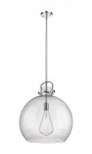  410-1SL-PN-G410-18SDY - Newton Sphere - 1 Light - 18 inch - Polished Nickel - Pendant